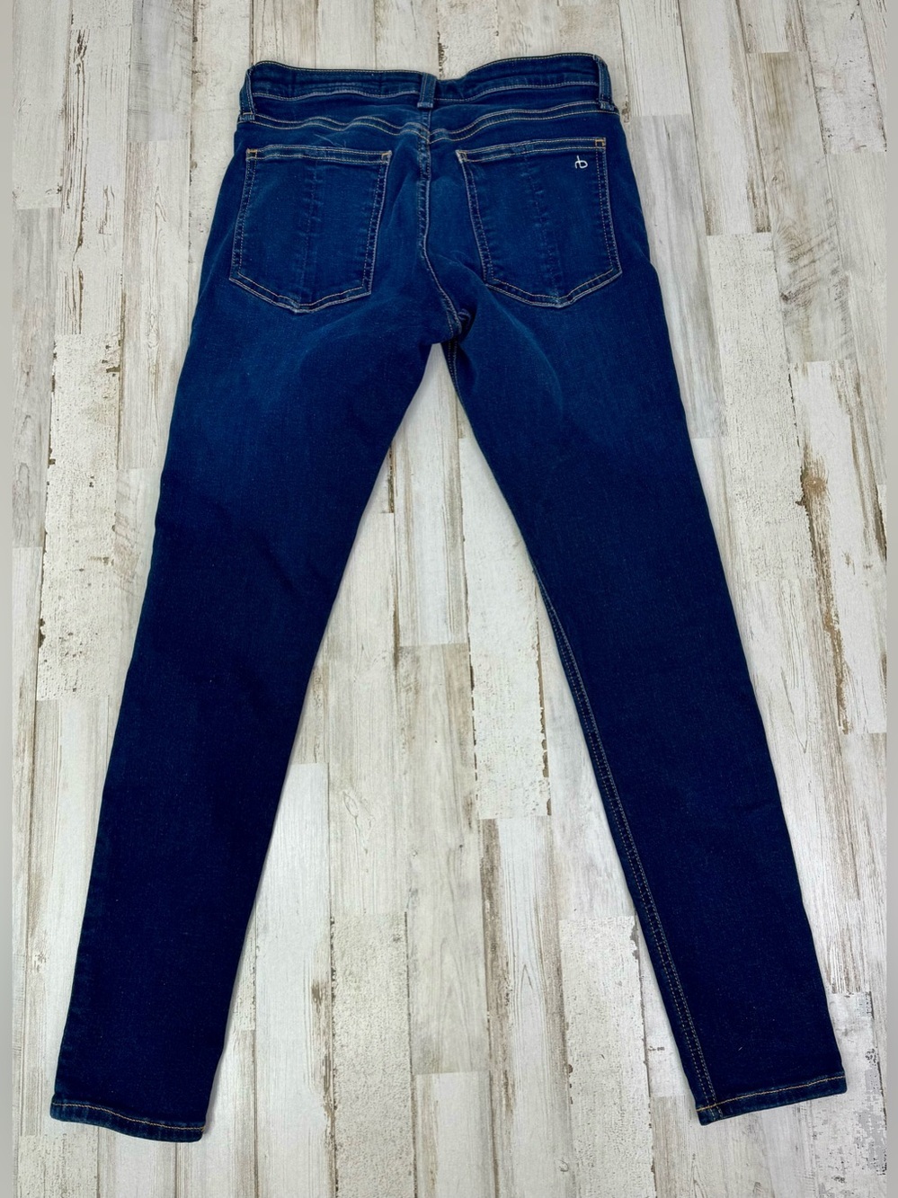 Rag & Bone Cate Ankle Skinny 25 (26x27) Blue Mid-Rise Jeans